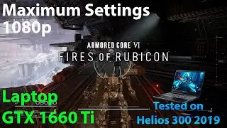 Armored Core VI: Fires of Rubicon Laptop GTX 1660 Ti Gameplay, 1080p, Max Settings