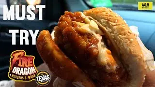 FIRE DRAGON 🔥 MUST TRY TEXAS CHICKEN NEW ITEM | FOOD REVIEW | A&R VLOGZ
