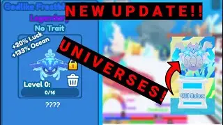 Ocean Update Showcase (UNIVERSES) (Race Clicker) [Roblox]