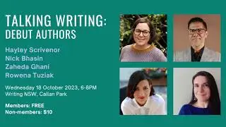 Talking Writing: Debut Authors
