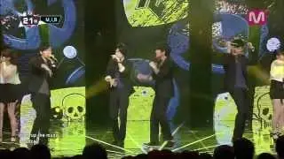 [130815] M.I.B - 들이대 (Men In Black) @ M Countdown