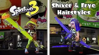 Playable Shiver & Frye Hairstyles - Splatoon 3