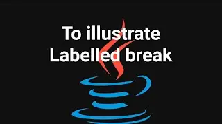 Prgm#63 To illustrate Labelled break