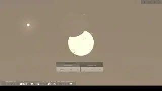 Gedeeltelijke zonsverduistering 25 oktober 2022.