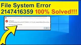 File System Error 2147416359 When Opening Photos? Fix It with These Quick Tips| Rescue Digital Media