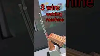 World premiere on YouTube! Amazing 3-wire welding machine