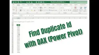 Find Duplicate ID with DAX