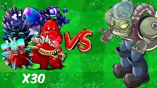PVZ 1 Fusion Challenge! 300 Plants Fusion VS 300 Zombie Boss - Who Will Win?