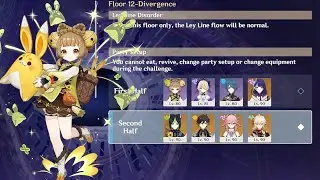 C0 Yaoyao Hyperbloom | Abyss Floor 12 Showcase (w/Tighnari Spread)