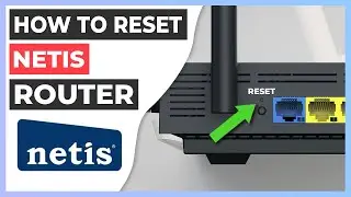 🔁 How to Reset Netis router to factory settings