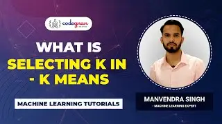 k means clustering | Selecting K in K-Means Clustering | Machine Learning Algorithms | Codegnan