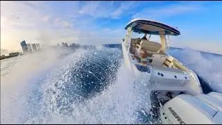 Boston Whaler Delivery Miami to Ft. Lauderdale + Seakeeper Review