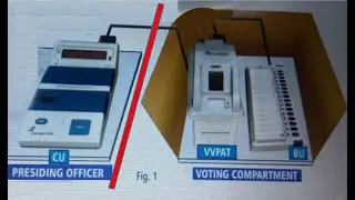 Connection of EVM and VVPAT