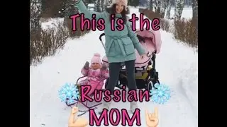 Russian WINTER - RUSSIAN MOM. Валенки-валенки 🎶