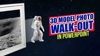 PowerPoint 3D Model Animation Tutorial - Photo Walk-out Trick