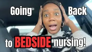 IM GOING BACK TO BEDSIDE NURSING| I quit my clinic nursing job| Becoming a lactation consultant 🤱🏽