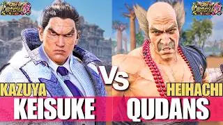 T8 🔥 KEISUKE (Kazuya) vs 🔥 QUDANS (Heihachi) | Tekken 8 High Level Gameplay