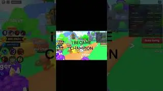I became CHAMPION RANK on sword fighters simulator 