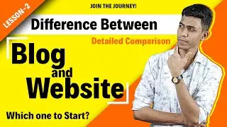 Difference between blog and website | Detailed comparison Blog vs Website