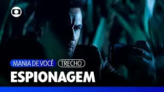 Espião! Molina flagra Viola e Rudá se beijando e filma tudo! | Mania de Você | TV Globo