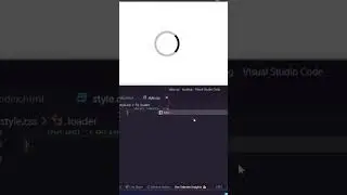 CSS Loading Spinner Animation || HTML & CSS || #youtubeshorts #youtube #shorts