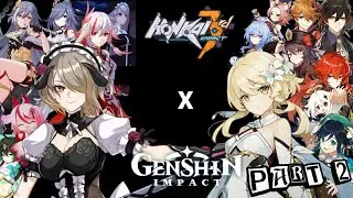 Genshin Impact X Honkai Impact Similar Things Compilation Part 2