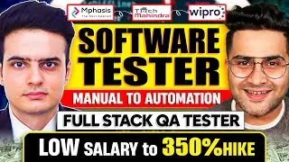 40+ LPA Job as a Software Tester 🚀Manual to QA Automation Tester - Inspiring Software Tester Story