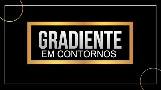 Como aplicar gradiente em contornos no corelDraw