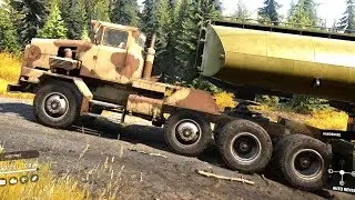 SnowRunner - Derry Longhorn 3194 Truck + Heavy Tanker Trailer