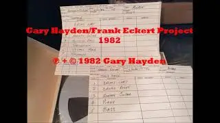 Gary Hayden-Frank Eckert Project "Terrace" 1982