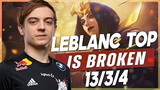 How I Became a Pro And How To Carry With LeBlanc Top In Challenger | G2 Caps