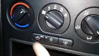 The glass in the car is fogging up