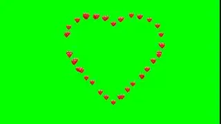 heart emoji 2d green screen 4