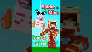 MINEGREEN SÜPER KAHRAMAN OLDU - Minecraft #shorts