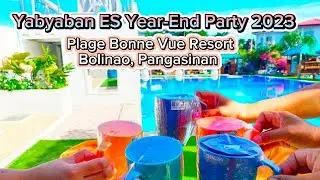 PLAGE BONNE VUE RESORT in Bolinao Pangasinan #yearendparty #christmasgames | Ruth Anne Vlog
