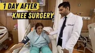 1 day after knee surgery