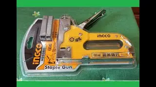 Отличный, недорогой строительный механический степлер 3 в 1 INGCO HSG1405. Excellent, inexpensive...