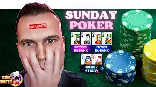 Воскресный покер - Cash NL50 Holdem | Хайлайты покерных стримов