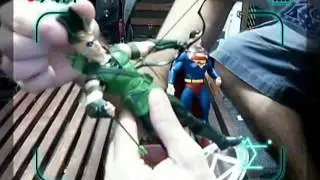 Justice League icons Brightest day Action figures review  Superman Green Arrow