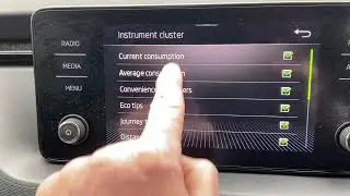 Skoda Kamiq, MFD Multi Function Display, MPG,  Speed, How 222's guide, easy to follow