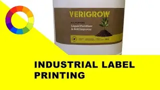 Industrial Label Printing on Gold, Silver and White paper material