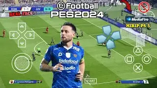 EFOOTBALL PES 2024 PPSSPP Liga 1 Indonesia & Full Asia Timnas naturalisasi Haigh Grahpics 