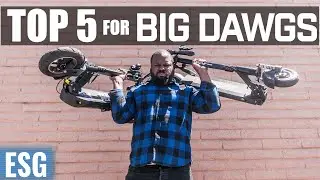 Top 5 Single Motor Scooters for Big Dawgs (Heavy Riders)
