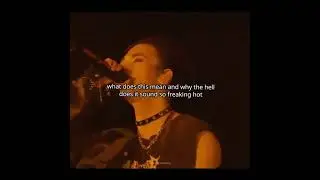 he sounds so hot. WHAT 🔥 