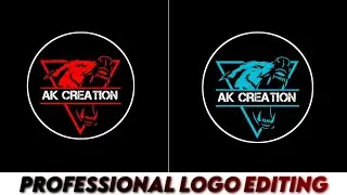 YouTube Channel Logo Editing In Pixellab | How to make logo