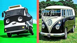 Buster The Bus Characters ln Real Life Part 6