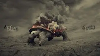 Inferno Tortoise - Photoshop Manipulation Tutorial