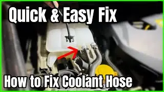 How to fix coolant hose on a ford