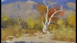 How to create an oil painting without detail