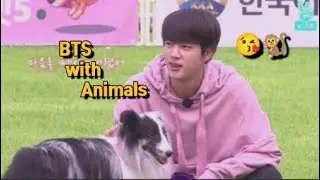 #bts BTS with Animals (cute moments)#bts #viral